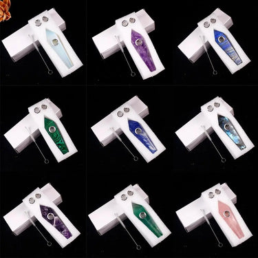 Crystal Quartz Healing Pipe-Your Soul Place